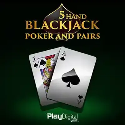 5 Hand Blackjack No Surrender Poker & Pairs